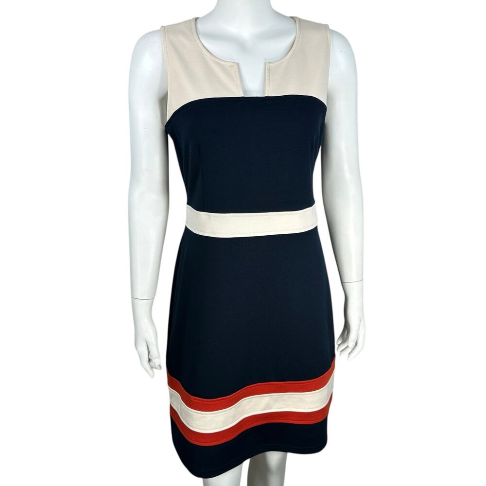 41 Hawthorn Sloane Sheath Dress Size Medium Career Office Ponte Knit Patriotic